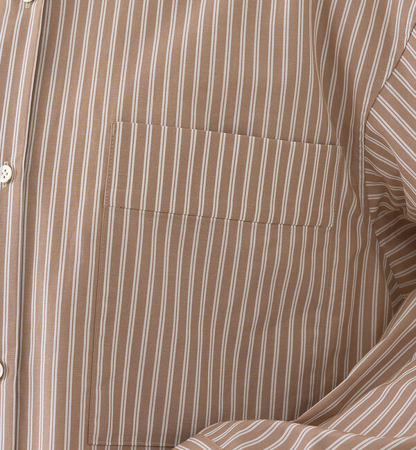 Rouge vif「ストライプメンズライクシャツ」|シャツ・ブラウス|