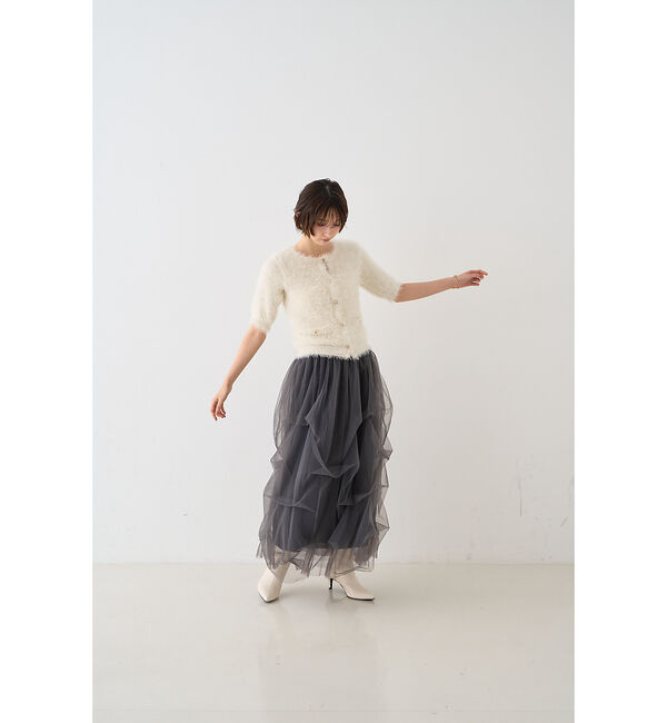 Rouge vif「【一部店舗限定】チュールフォルムスカート」|スカート|