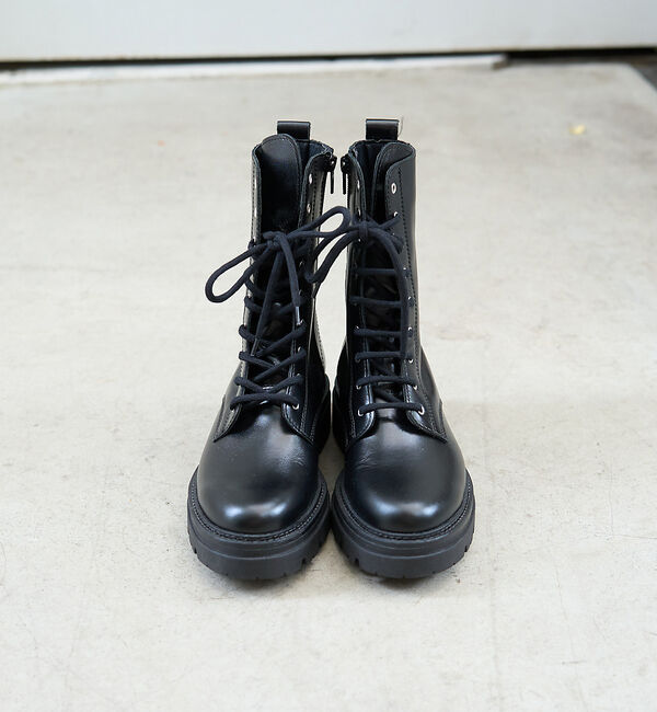Rouge vif「【ENESS/エネス】9ホールレースアップブーツ」|ショートブーツ|