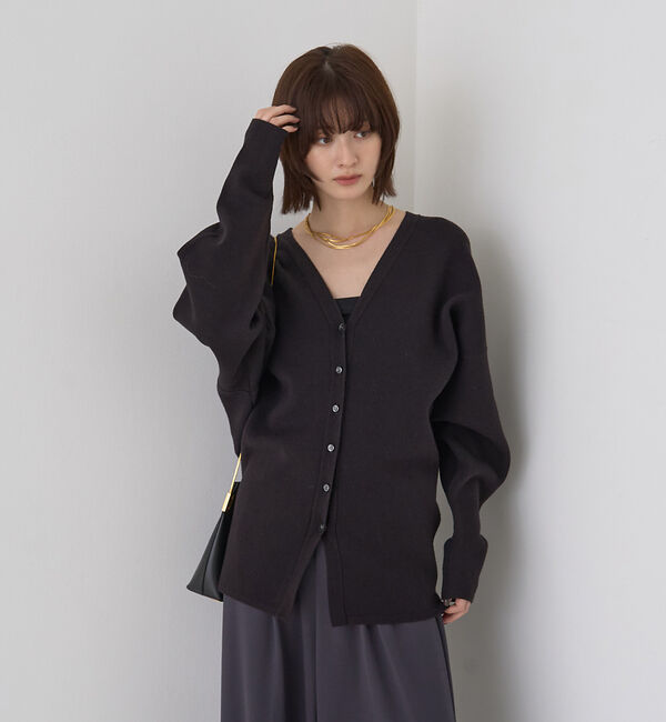 Rouge vif「変形オーバールーズニットカーディガン」|カーディガン|