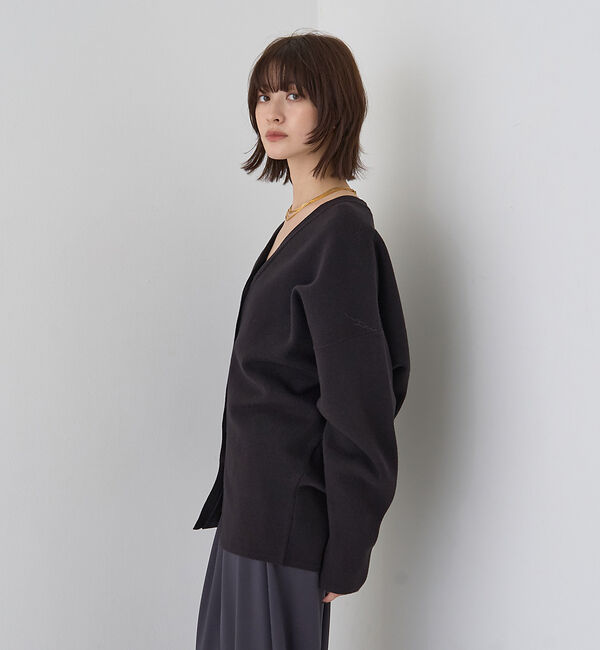 Rouge vif「変形オーバールーズニットカーディガン」|カーディガン|