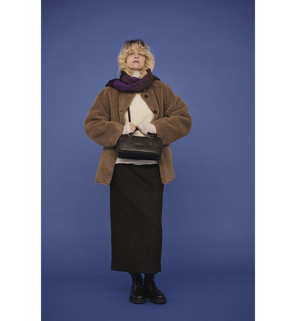 Rouge vif「フェイクスウェードストレッチタイトスカート/ナロースカート」|スカート|