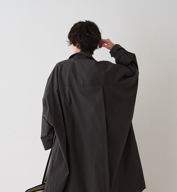 Rouge vif「NEWクリスピー撥水ライトロングコート【予約】」|ステンカラーコート|
