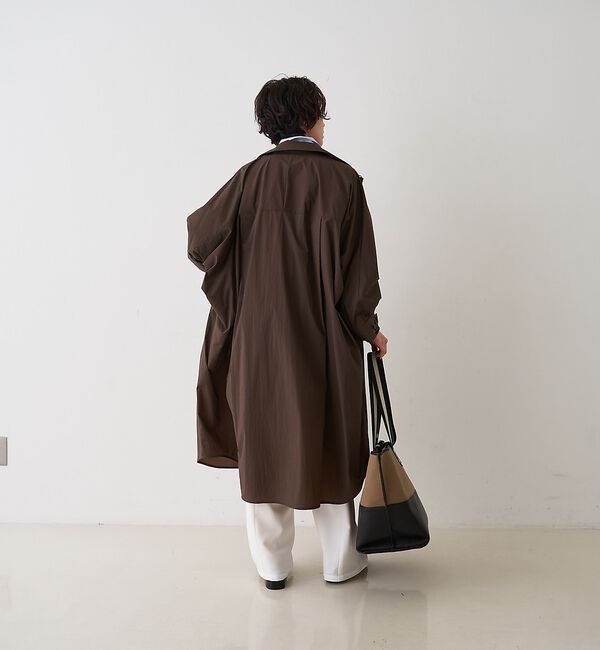 Rouge vif「NEWクリスピー撥水ライトロングコート【予約】」|ステンカラーコート|