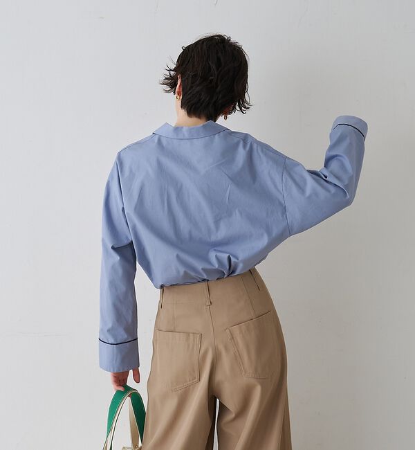 Rouge vif「【セットアップ対応】オープンカラーシャツ【予約】」|シャツ・ブラウス|