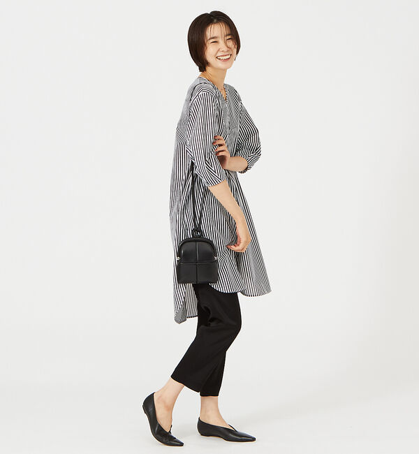 qualite「ロングチュニックカットソー」|Tシャツ・カットソー|