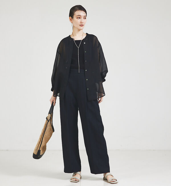 qualite「【セットアップ対応】ランダムヘリンボーンリネンパンツ」|その他|