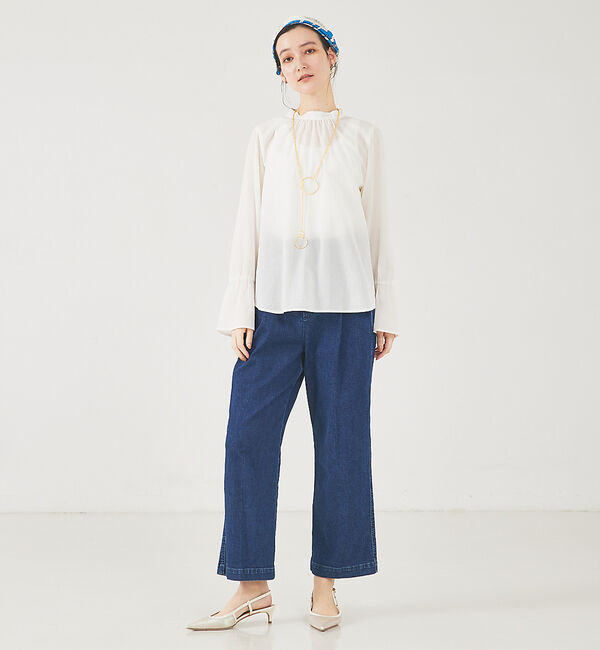 qualite「【MC STUDIO】ダブルリングチェーンネックレス」|ネックレス|