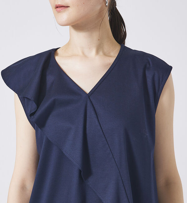 qualite「アシメフレアカットソー」|Tシャツ・カットソー|