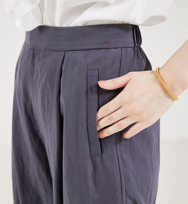 qualite「フィブリルポプリンドロストパンツ」|その他|