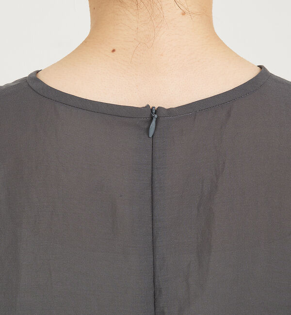 qualite「ボリュームスリーブシアーブラウス」|シャツ・ブラウス|