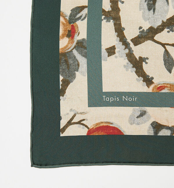 qualite「【Tapis Noir】クラシカルスカーフ」|バンダナ・スカーフ|