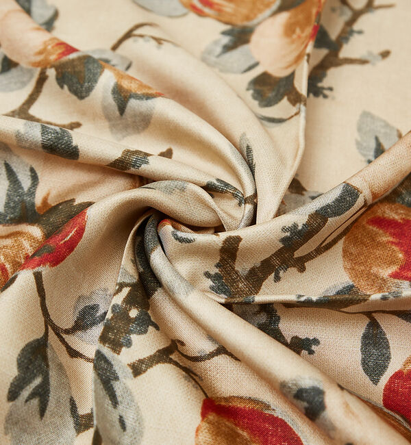 qualite「【Tapis Noir】クラシカルスカーフ」|バンダナ・スカーフ|