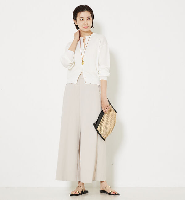 qualite「2WAYストレッチワイドパンツ」|その他|