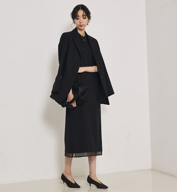 qualite「【品よく決まる一着】TWツイルワンピース」|ワンピース|