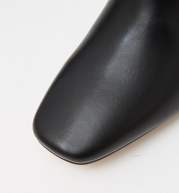 AU BANNISTER「【LAROUTE】スクエアトゥブーツ」|ショートブーツ|