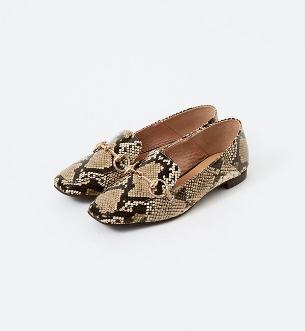 AU BANNISTER「バブーシュビットモカスクエアシューズ」|ローファー|