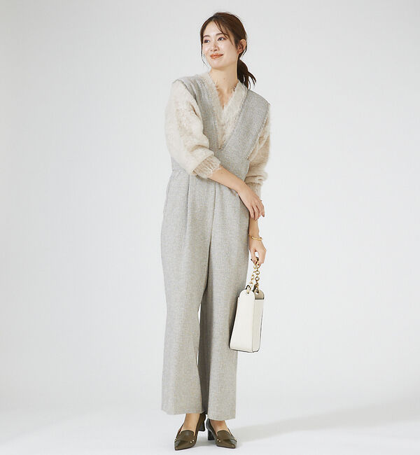 AU BANNISTER「ローファーモチーフミドルパンプス」|パンプス|