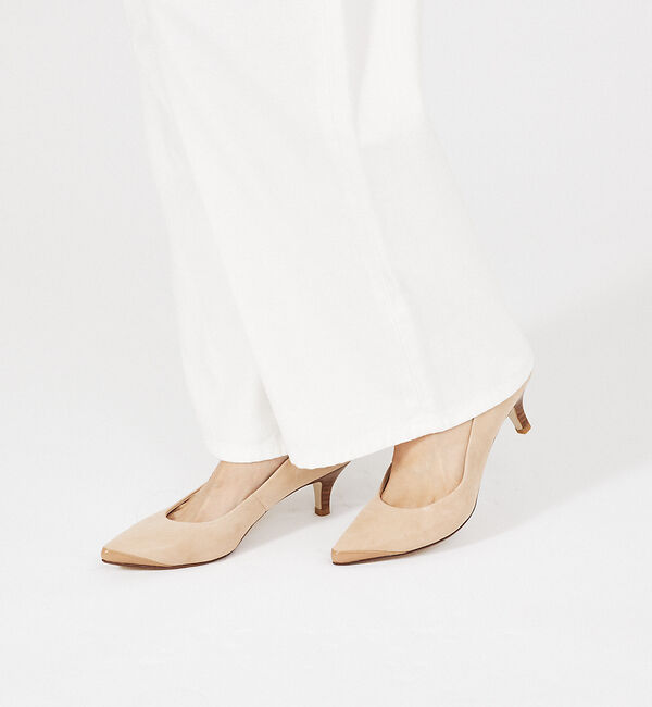 AU BANNISTER「ポインテッドラインパンプス」|パンプス|アプリコット
