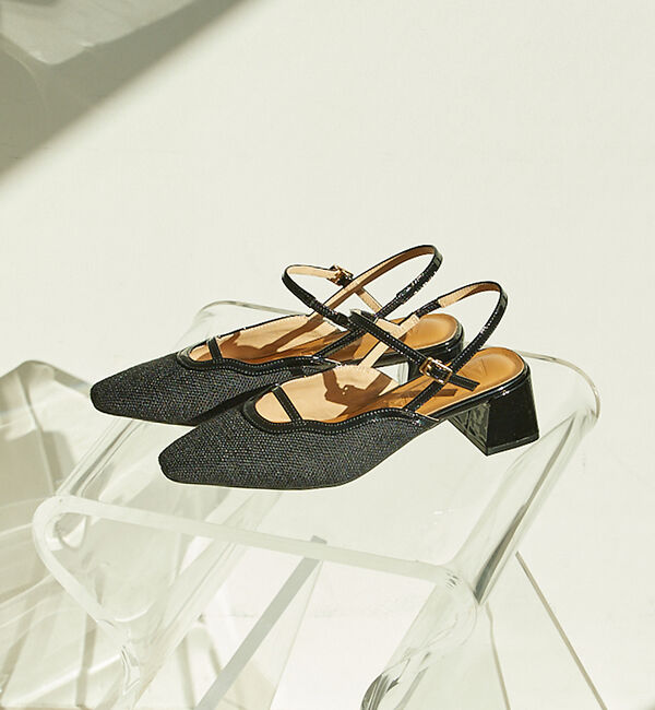 AU BANNISTER「バックストラップサンダル」|サンダル|ブラック