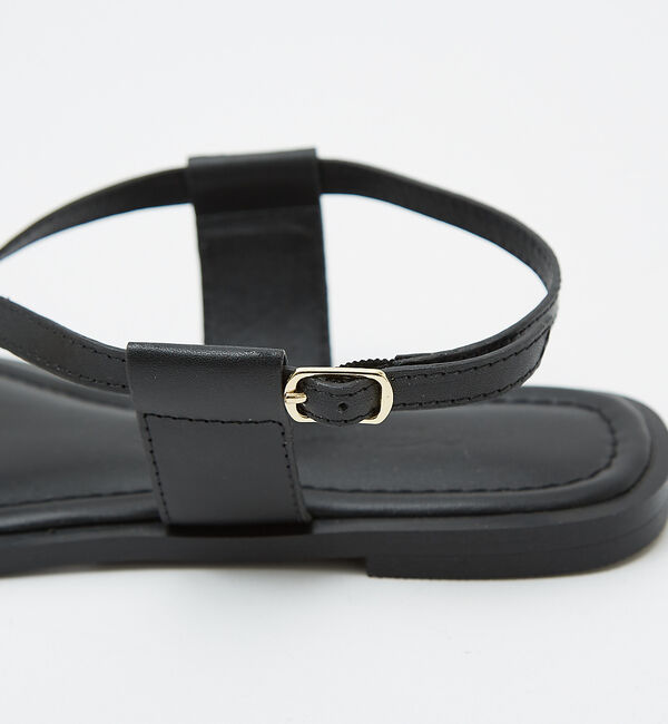 AU BANNISTER「【販売店舗限定】ニュアンスリング ストラップサンダル」|サンダル|