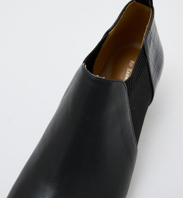 AU BANNISTER「サイドニットブーティー」|ショートブーツ|