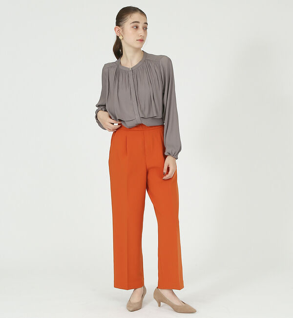 abahouse mavie「【感嘆パンツ】セミワイドパンツ」|スラックス|