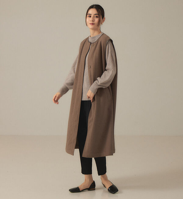 abahouse mavie「【マルチWAY】ジャージーメルトンステンカラーコート」|ステンカラーコート|