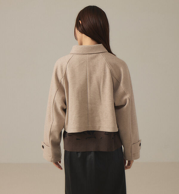 abahouse mavie「【マルチWAY】ジャージーメルトンステンカラーコート」|ステンカラーコート|