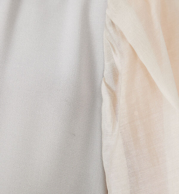 abahouse mavie「【エニデイカセット】シアー袖切替ワンピース」|ワンピース|