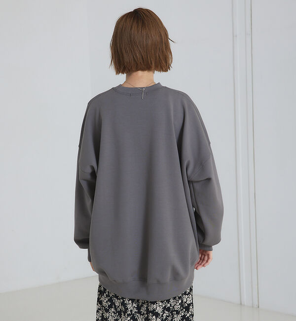 abahouse mavie「ロゴシルキーダンボールプルオーバー」|スウェット・ジャージ|