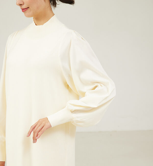 abahouse mavie「【大人のいちまんワンピ】ニットコンビワンピース」|ワンピース|