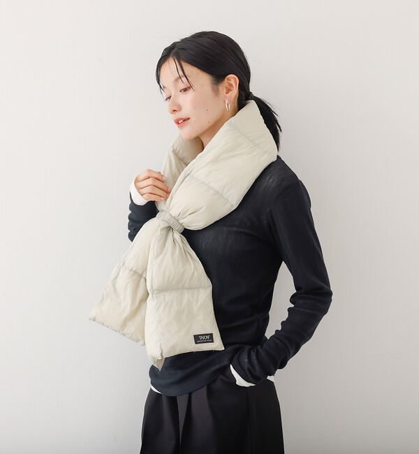 abahouse mavie「【TAION】 ダウンスカーフ」|マフラー|