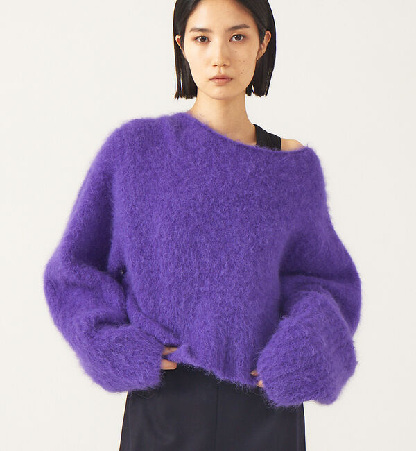 The Store by C' 「【COCUCA】ファーニット」|ニット・セーター|パープル