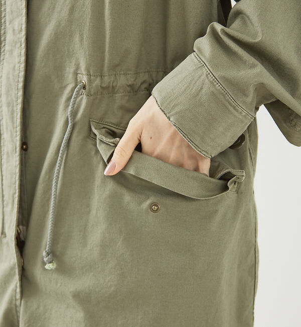 The Store by C' 「【COCUCA】製品染めミリタリーコート」|ミリタリー・モッズコート|