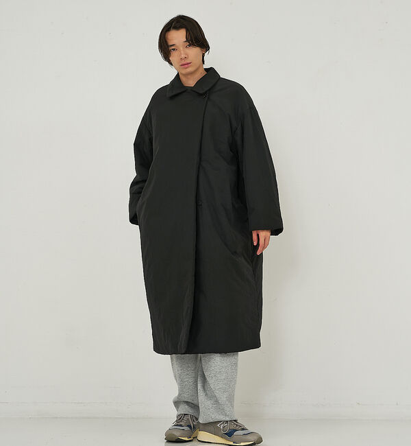 NOMINE「３WAYカラー中綿ロングコート」|ステンカラーコート|