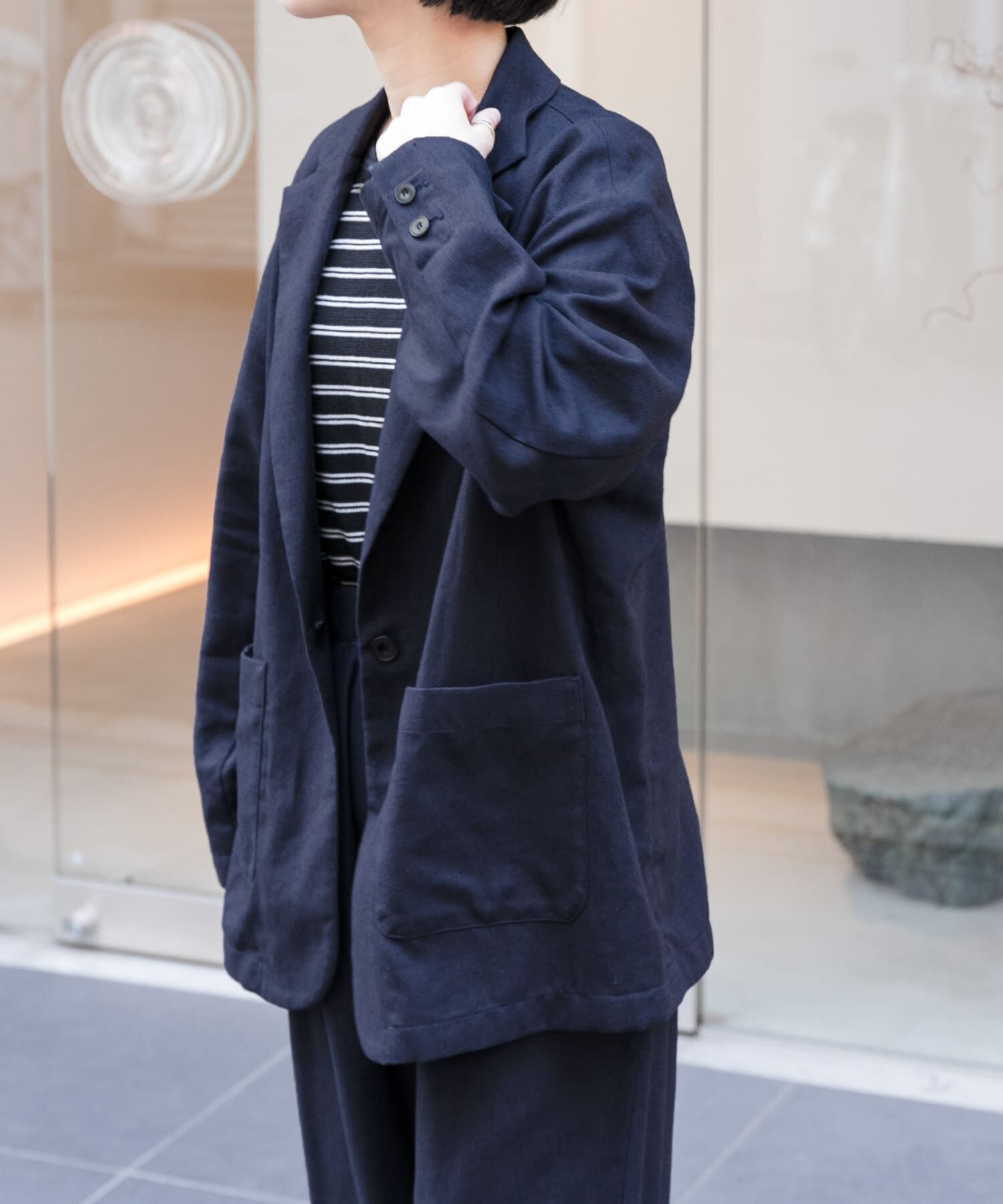 URBAN RESEARCH DOORS「FORK&SPOON　ヘンプ混テーラードジャケット」|その他|