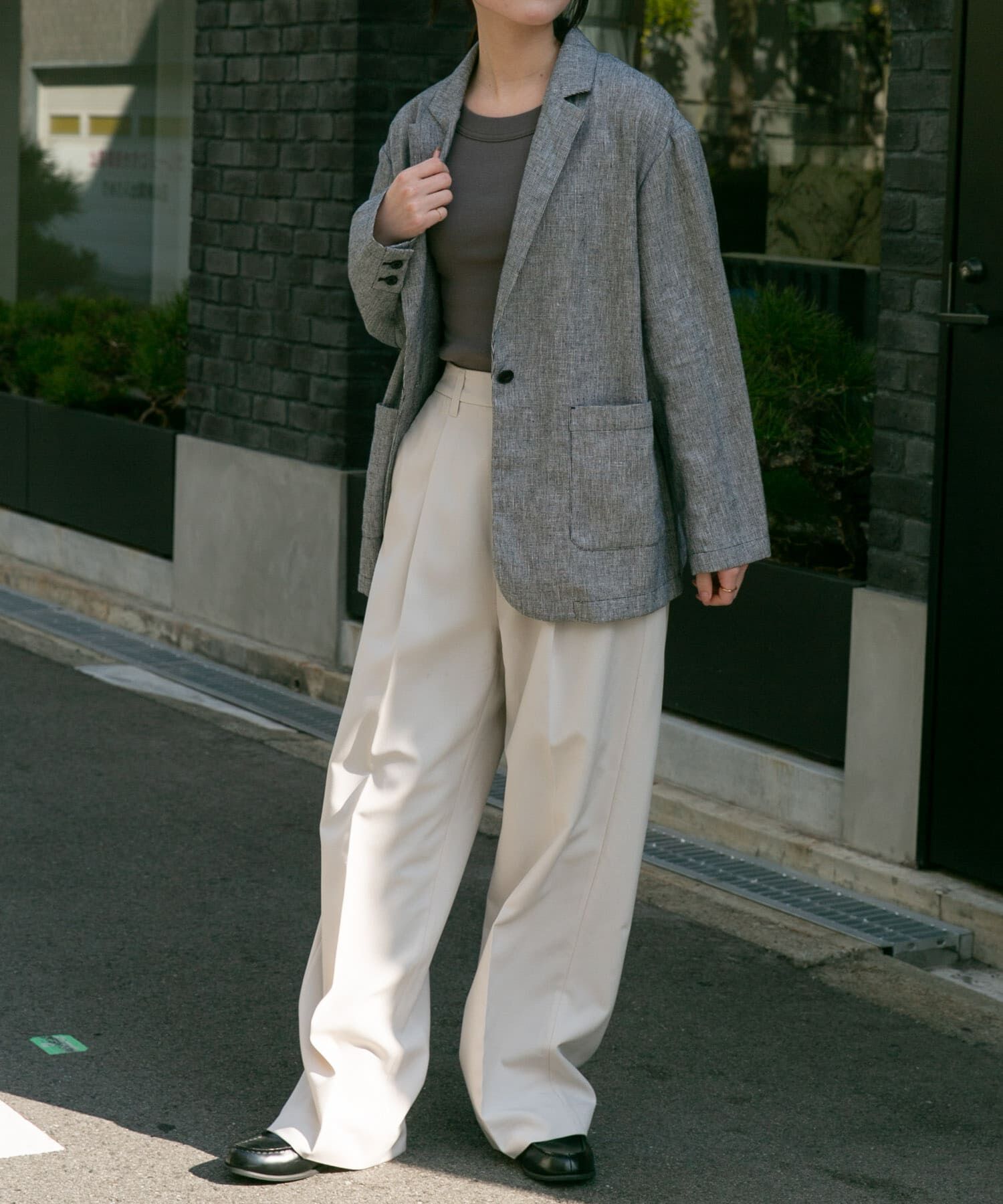 URBAN RESEARCH DOORS「FORK&SPOON　ヘンプ混テーラードジャケット」|その他|