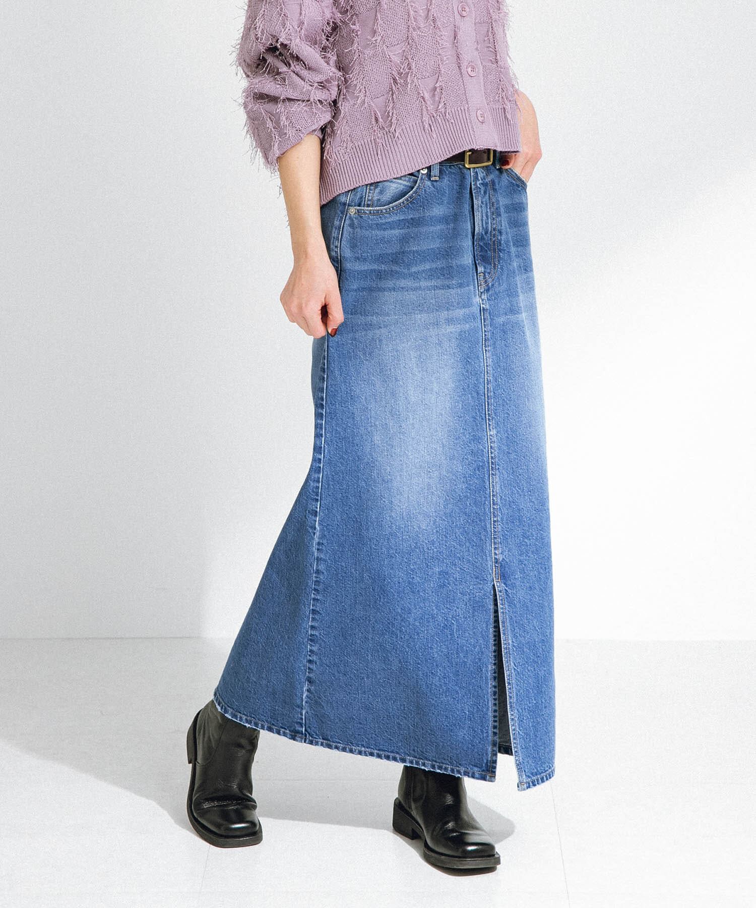 Sonny Label 「Aラインデニムスカート」|スカート|インディゴブルー