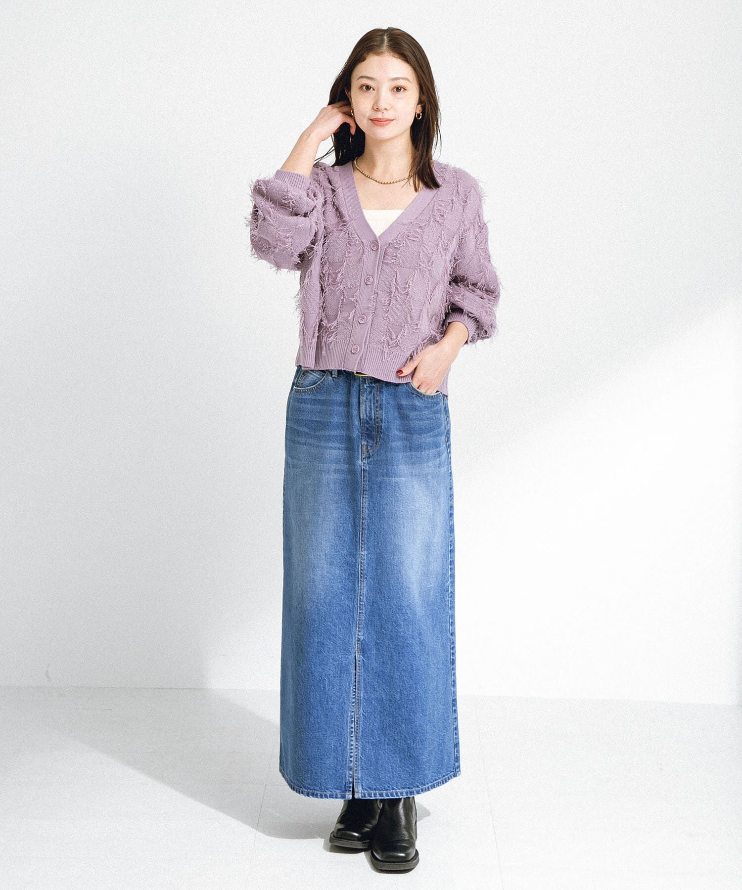 Sonny Label 「Aラインデニムスカート」|スカート|