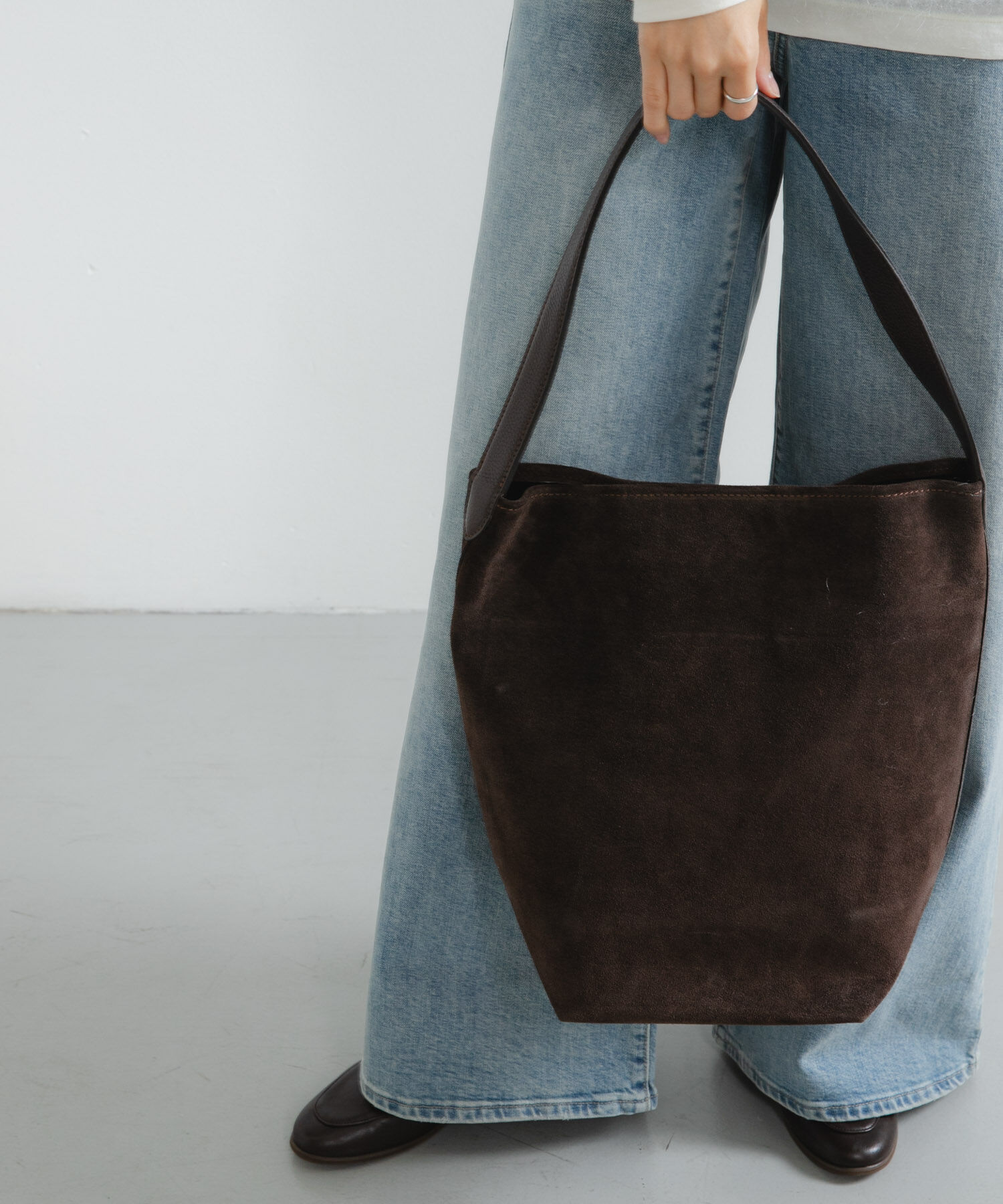 URBAN RESEARCH「ワンハンドルスウェードトートバッグ」|トートバッグ|