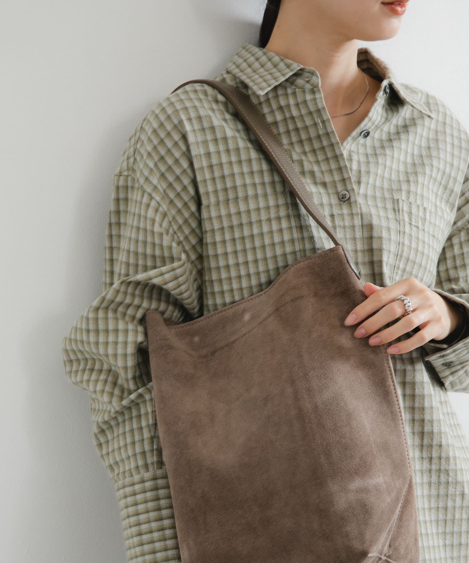 URBAN RESEARCH「ワンハンドルスウェードトートバッグ」|トートバッグ|