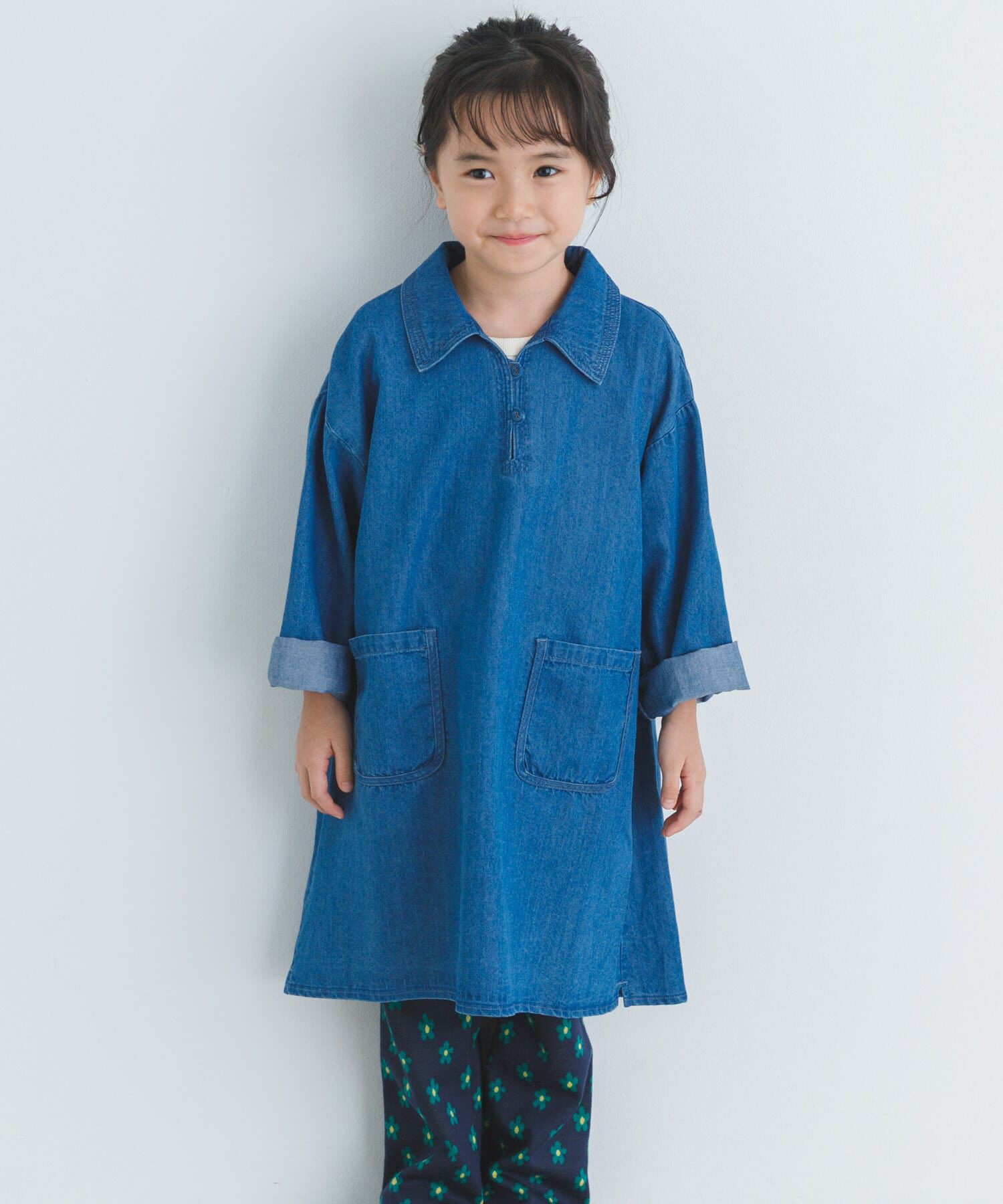 URBAN RESEARCH DOORS「デニムミニワンピース(KIDS)」|ワンピース|