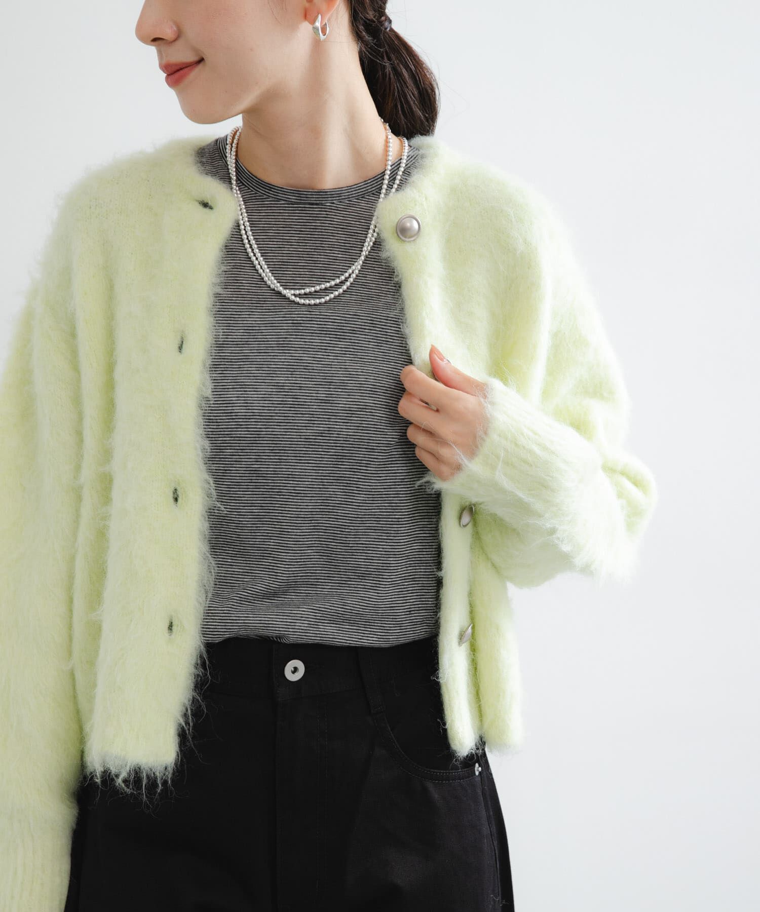 URBAN RESEARCH「カシミヤシルククルーネックカットソー」|Tシャツ・カットソー|