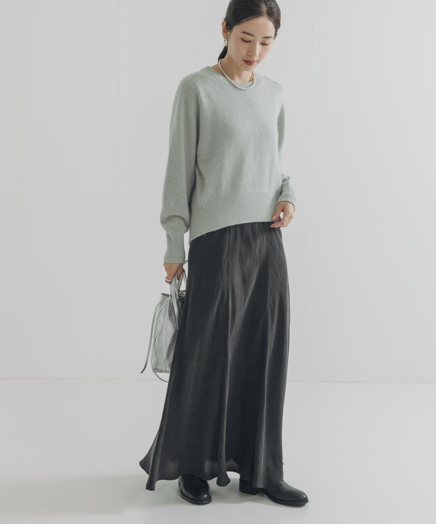 URBAN RESEARCH「キュプラバイアススカート」|スカート|