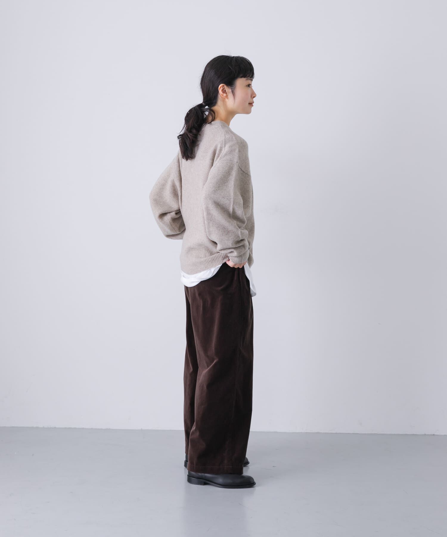 かぐれ「ハミルトンクルーネックニット」|ニット・セーター|