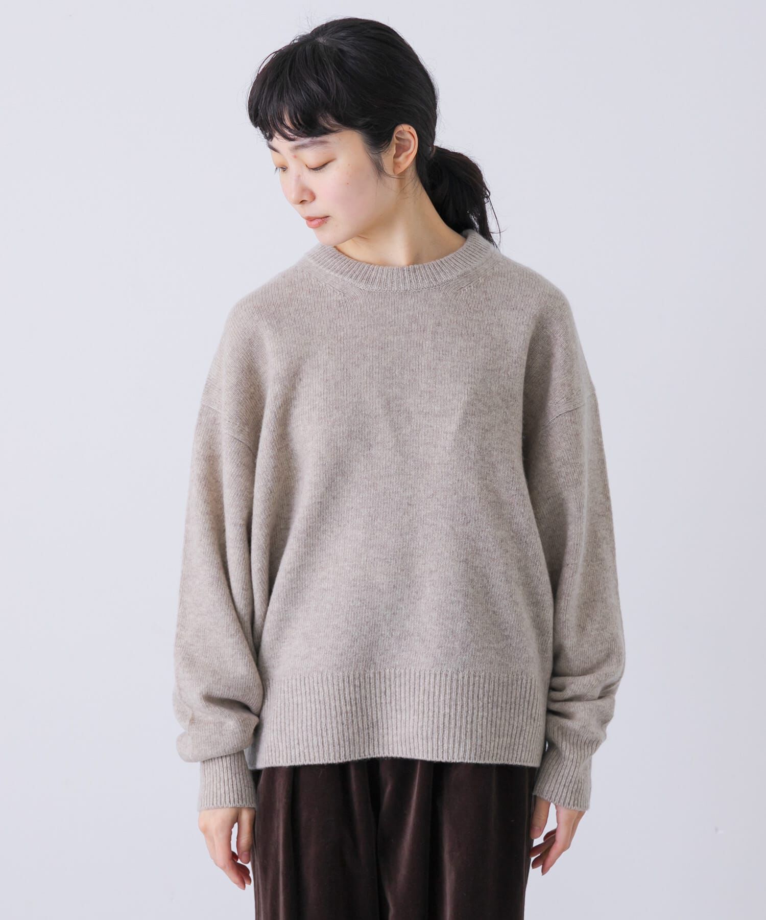 かぐれ「ハミルトンクルーネックニット」|ニット・セーター|