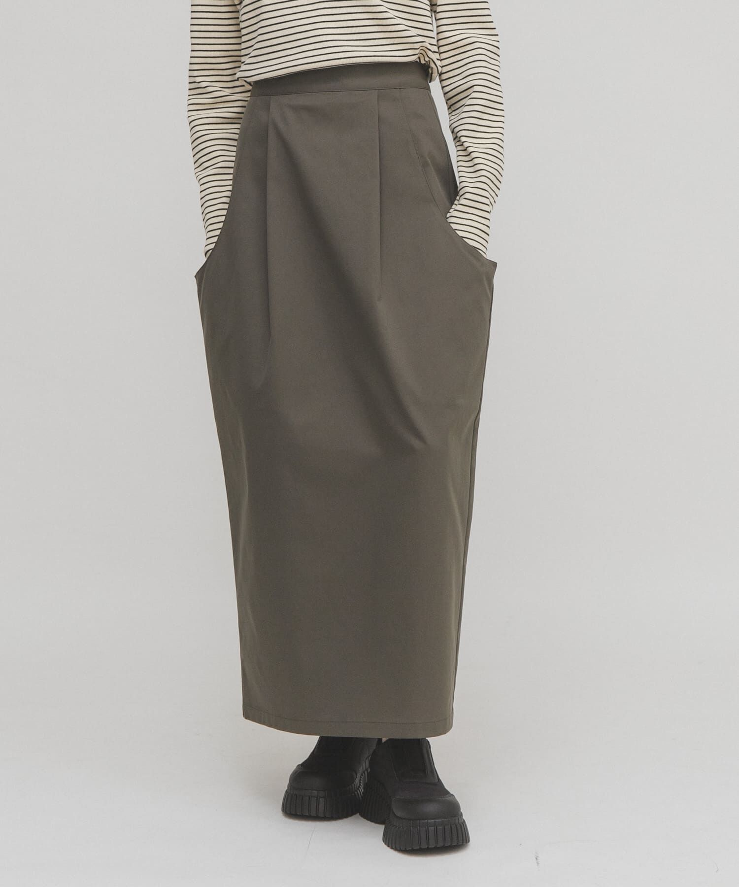  「ポケットディティールコクーンスカート」|スカート|