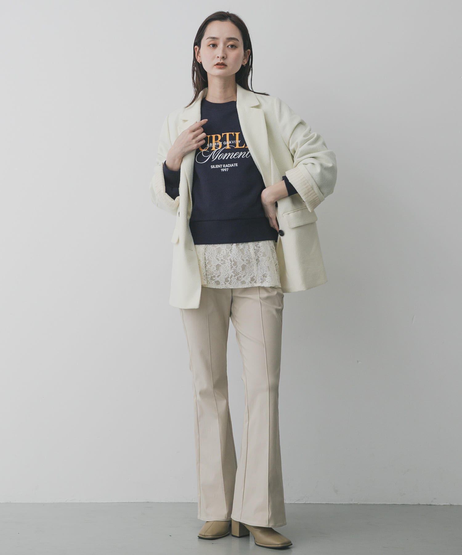 SENSE OF PLACE by URBAN RESEARCH「スクエアトウセンターシームストレッチブーツ」|ショートブーツ|