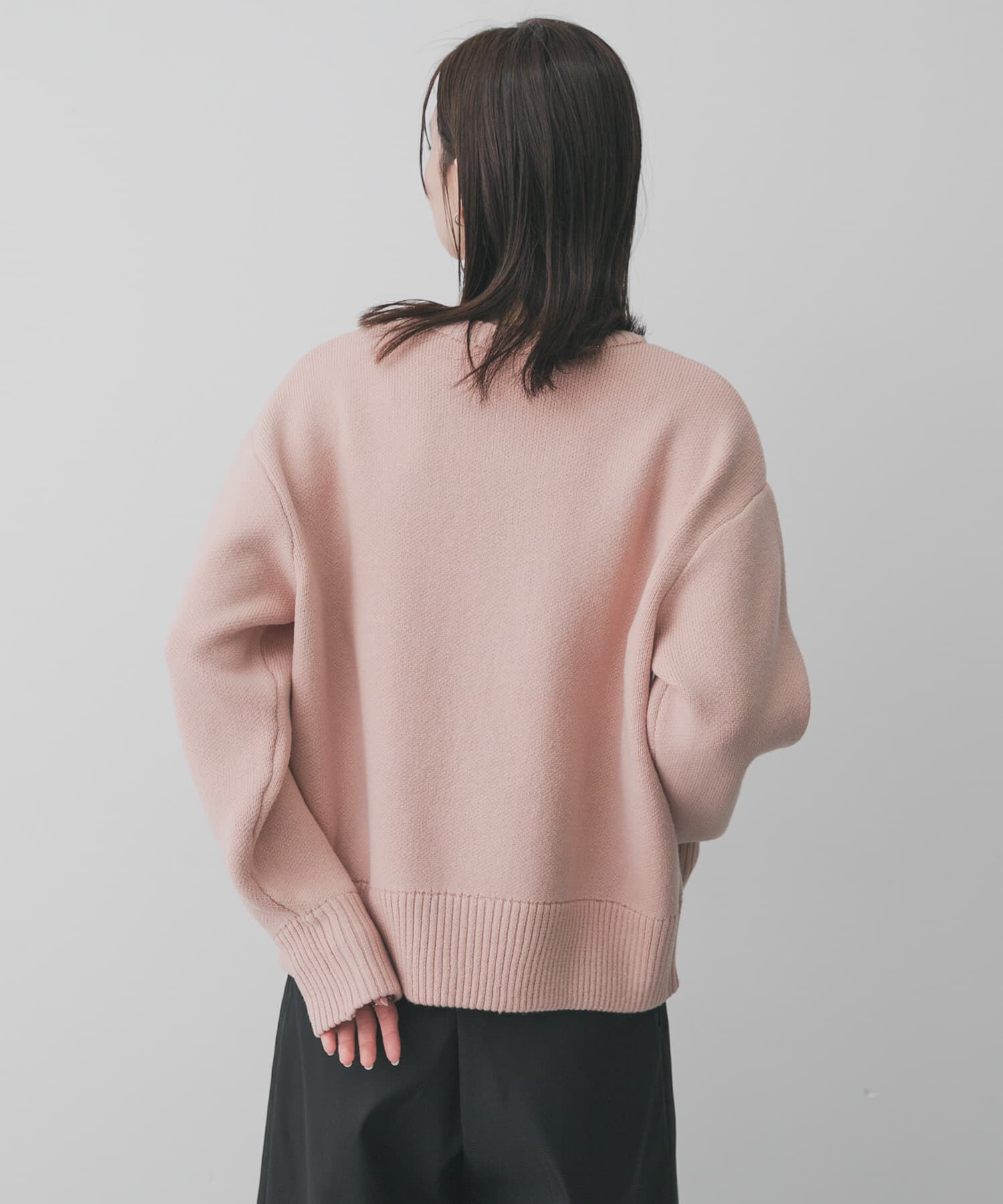 SENSE OF PLACE by URBAN RESEARCH「『洗濯可』ジャガードロゴニット」|ニット・セーター|